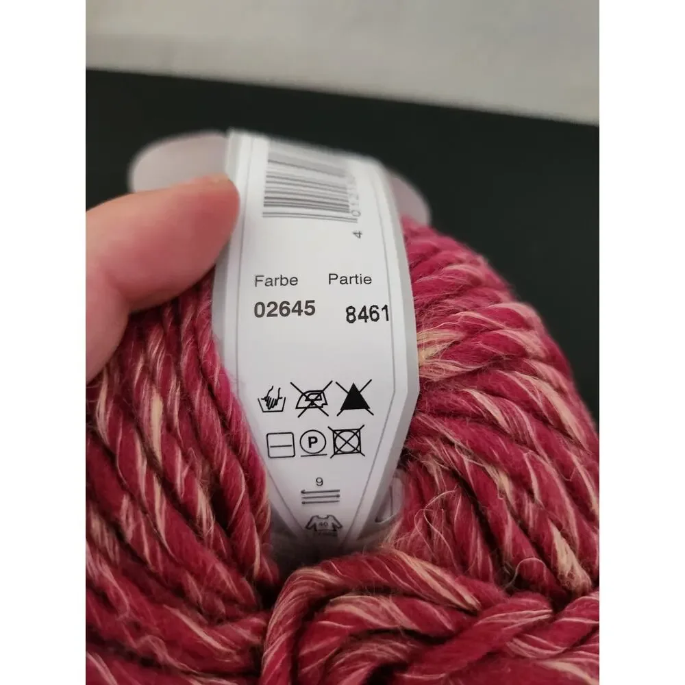 Gedifra Diandra Yarn Lot 5 Wool Linen Bulky Italy Multi Color Chunky Knit